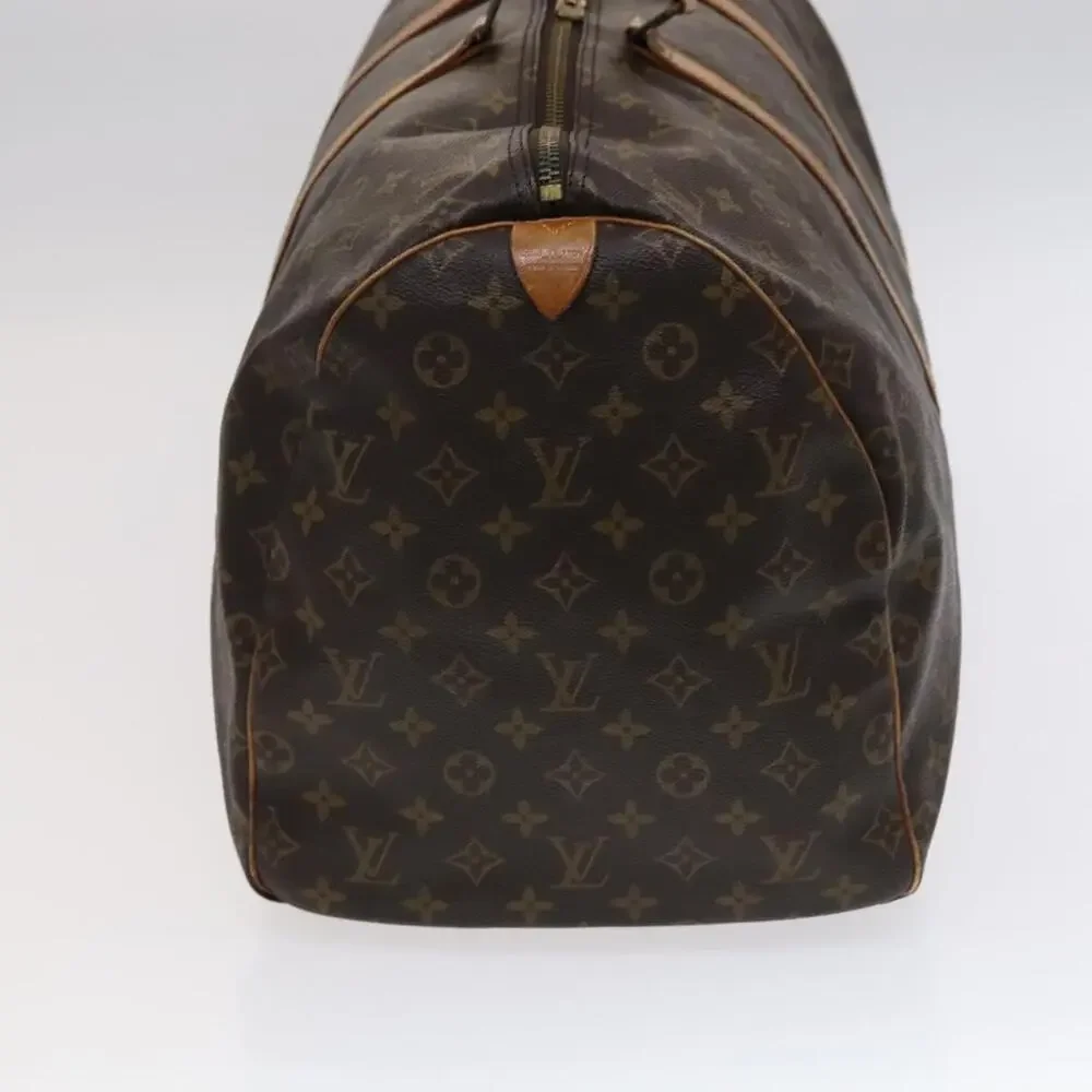 LOUIS VUITTON Monogram Keepall 55 Boston Bag M41424